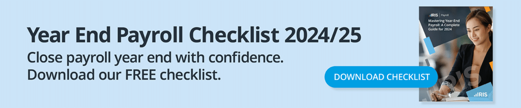 Year End Payroll Checklist 2024/2025 banner